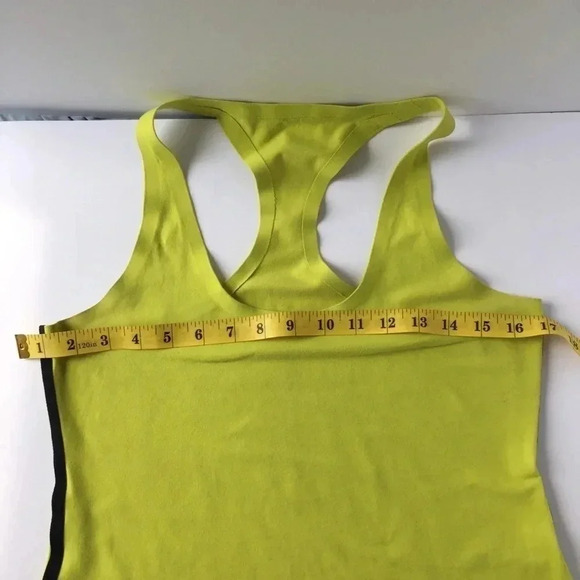 Lululemon Reversible neon yellow green racerback tank top size medium - Picture 9 of 17